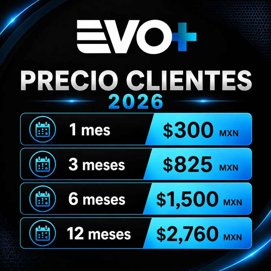 Precios para clientes EVO+ 2026